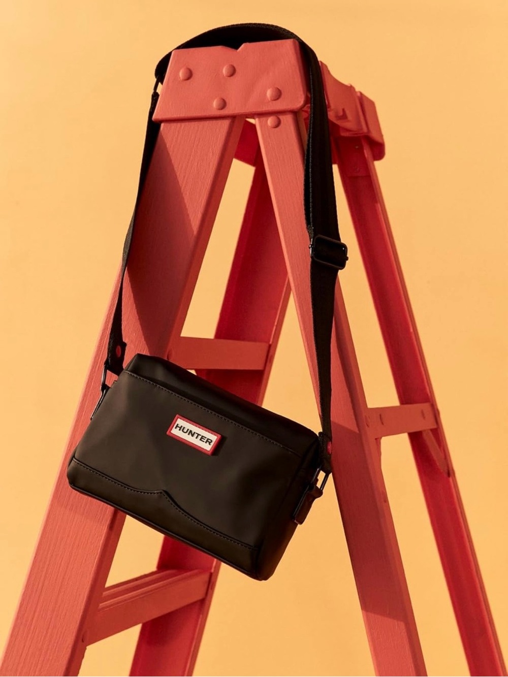 Hunter Black Crossbody Bag